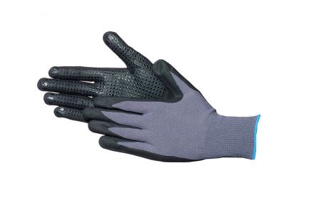 Nitrilschaum-Handschuhe mit Nitril-Noppen